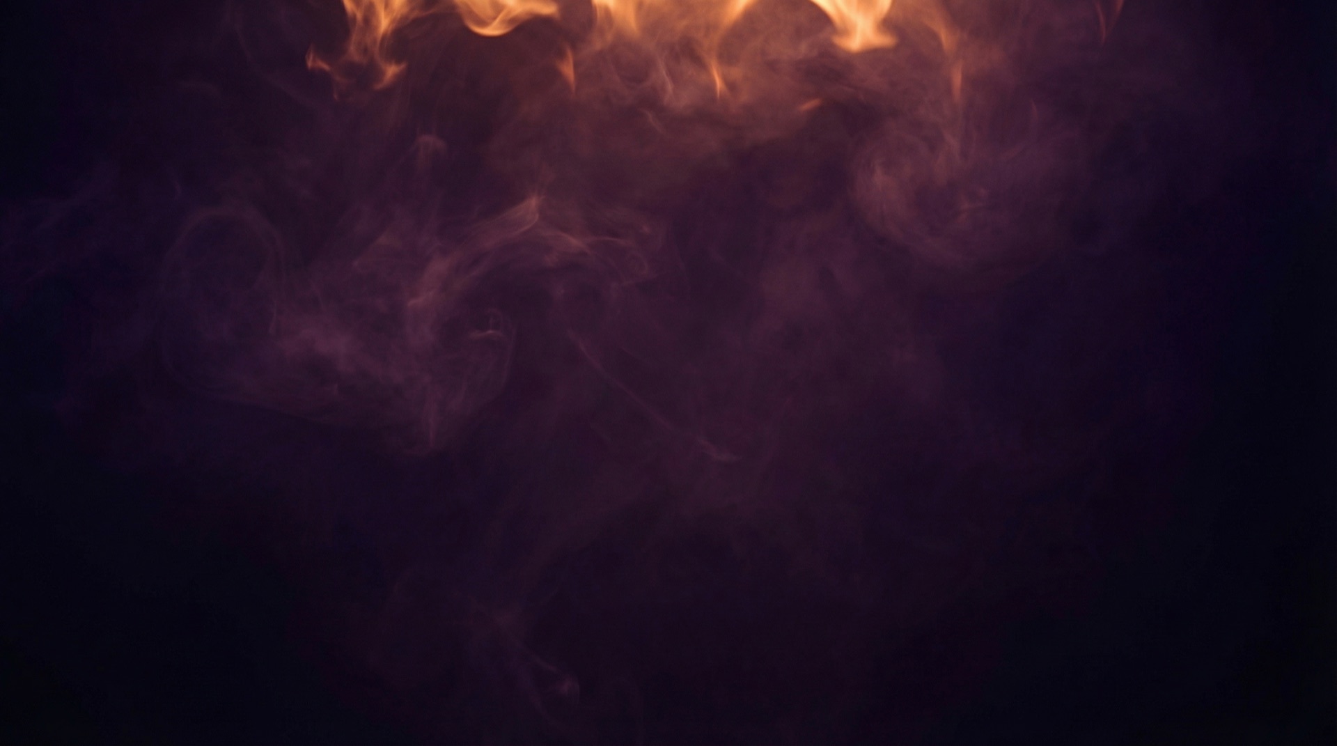 Atmospheric haze and fire glow